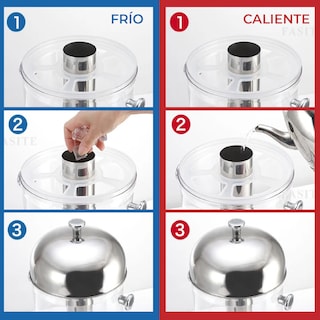 Foto 4 | Dispensador De Agua Y Bebidas 8l Con Grifo Cromado