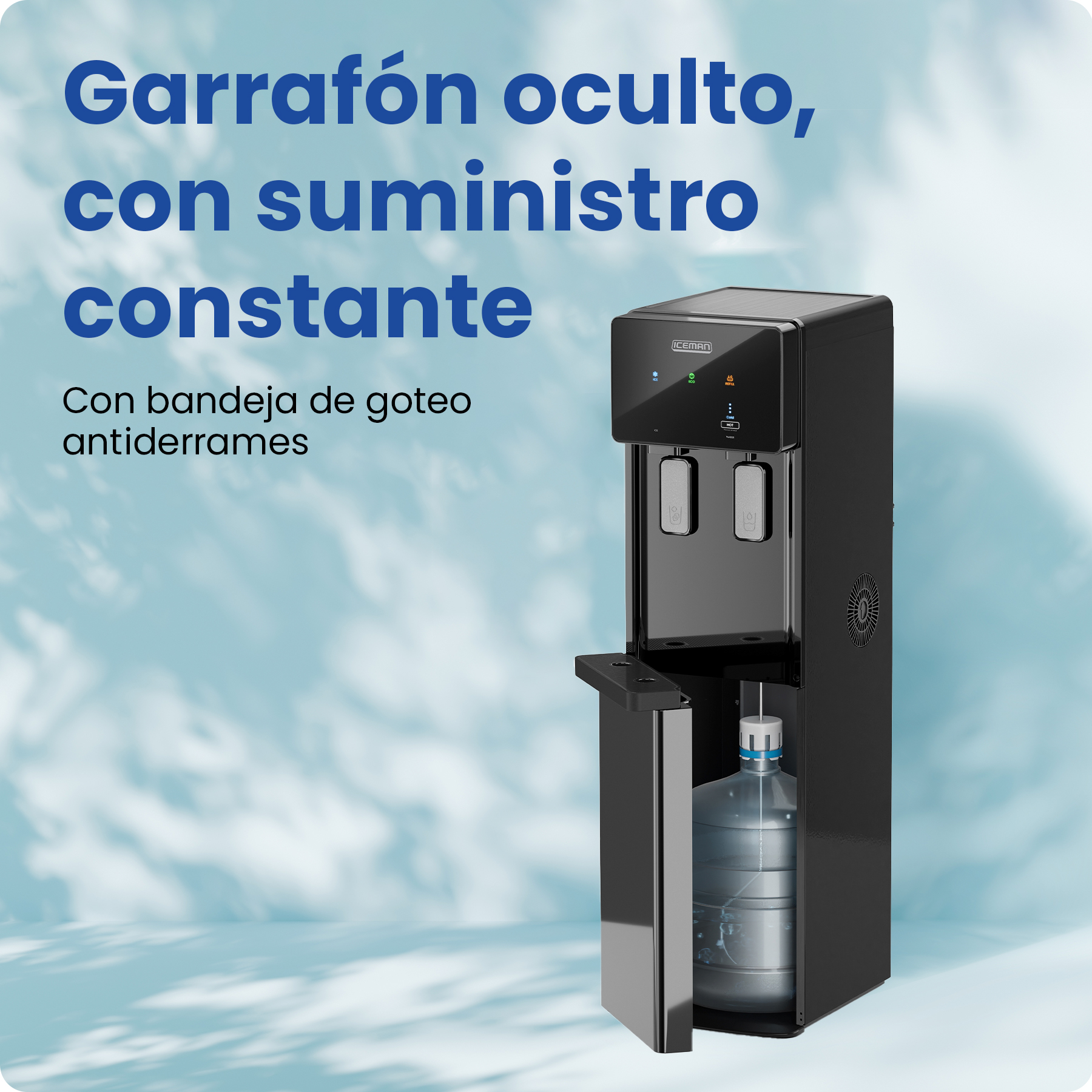 Foto 3 pulgar | Chefman - Iceman - Dispensador De Agua Fría Y Caliente Con Máquina De Hielo Integrada