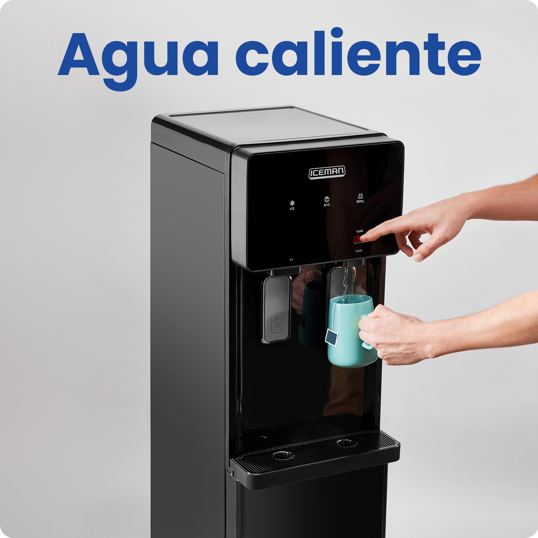 Foto 8 pulgar | Chefman - Iceman - Dispensador De Agua Fría Y Caliente Con Máquina De Hielo Integrada