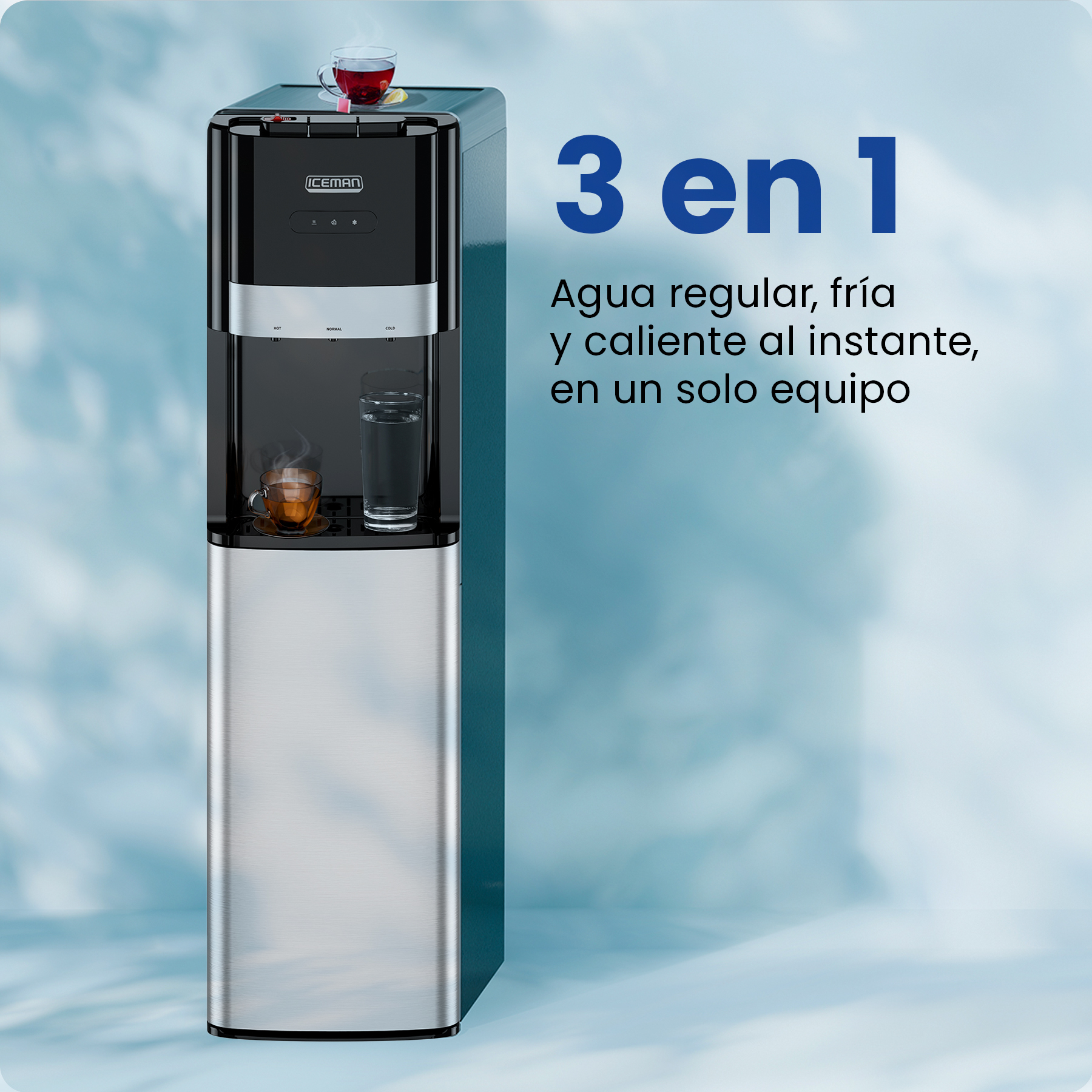 Foto 4 pulgar | Dispensador De Agua Fría  Caliente Y Ambiente Chefman