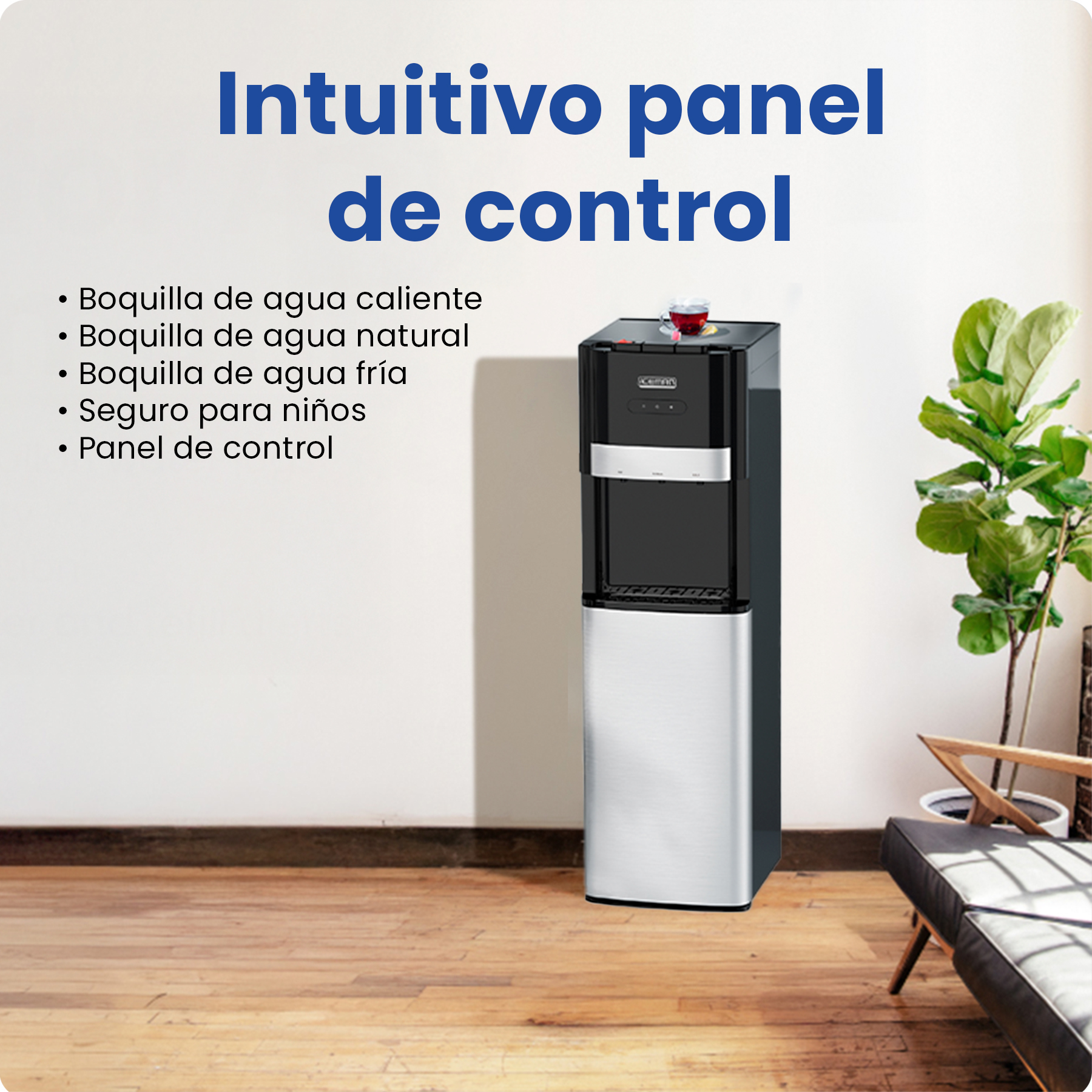 Foto 7 pulgar | Dispensador De Agua Fría  Caliente Y Ambiente Chefman