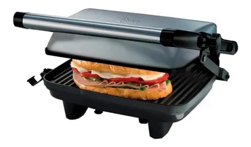 Parrilla Panini Oster Negra Inoxidable Ckstpa2880-013