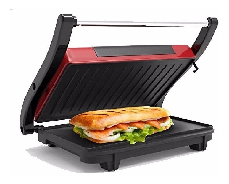 Parrilla Panini Tfal Compact Sw3315mx Roja