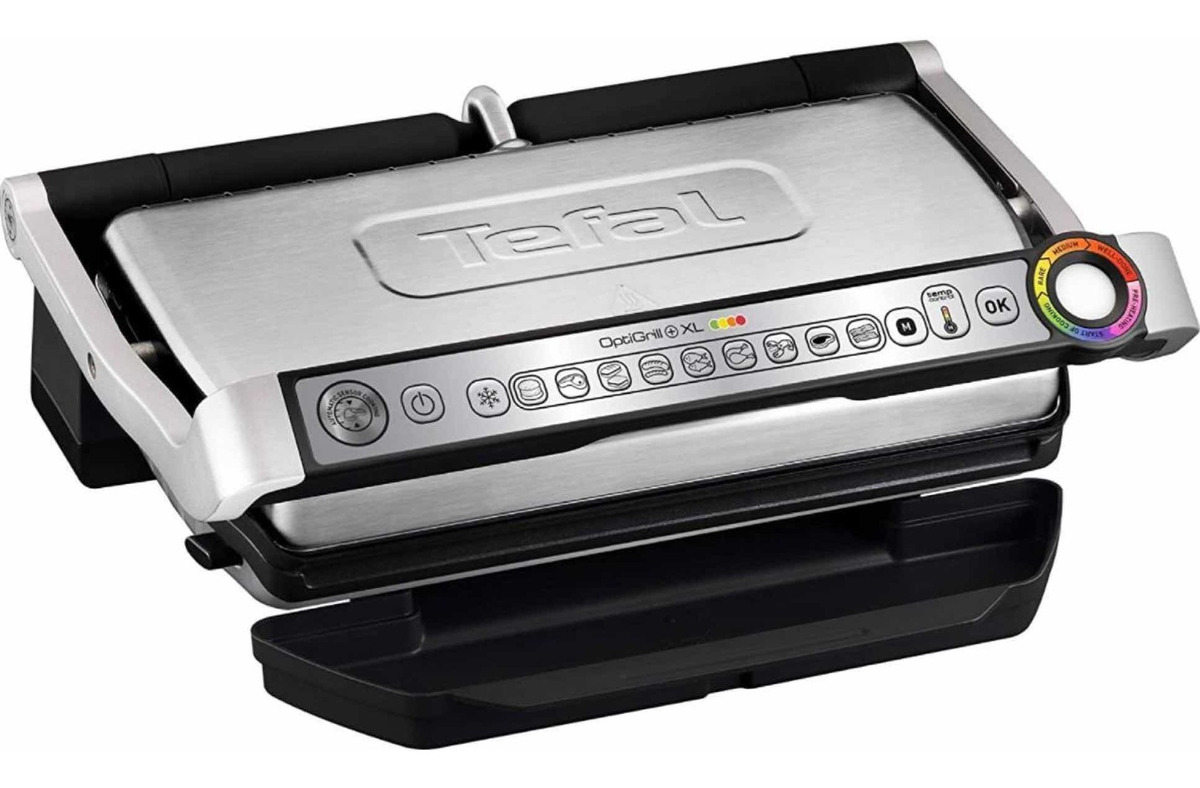 Foto 1 | T-fal Gc722d53 Optigrill Xl Parrilla Eléctrica De Acero Inox