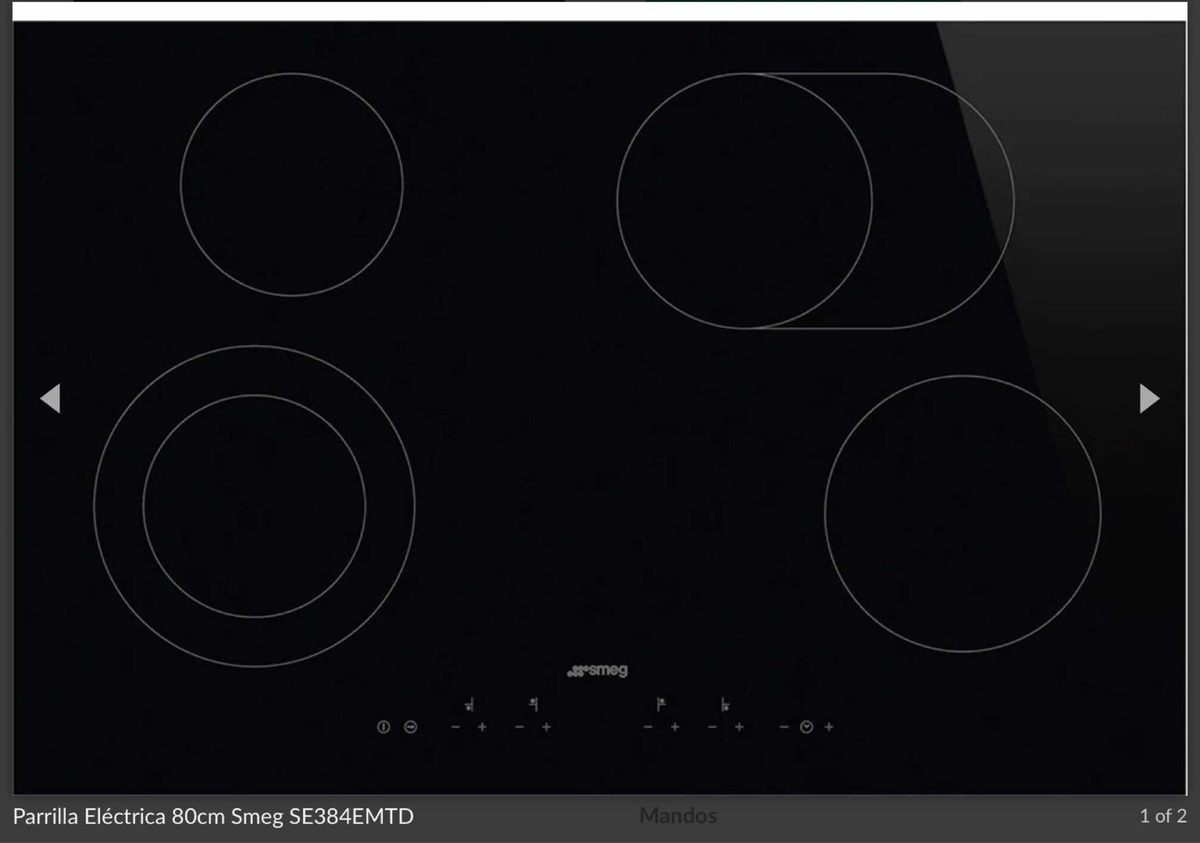 Parrilla Eléctrica Vitrocerámica Smeg