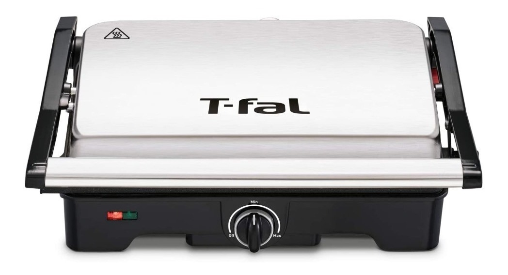 Foto 2 pulgar | Parrilla Panini T-fal Sw332dmx Antiadherente Abertura 180°