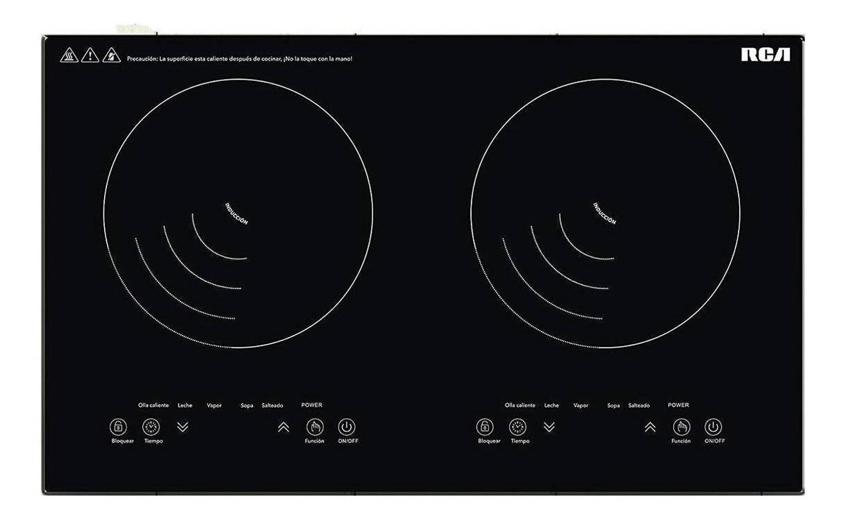 Parrilla Eléctrica De Inducción, Color Negra, Marca Rca 120v