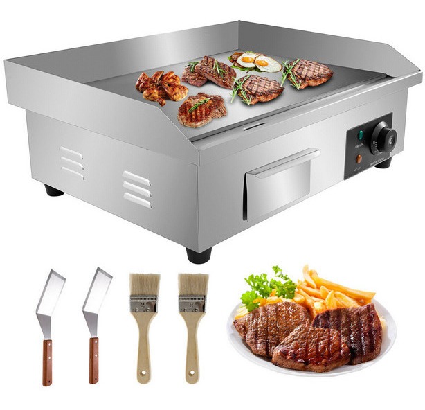 Parrilla Comal Plancha Electrica Industrial 55 Cm 110v