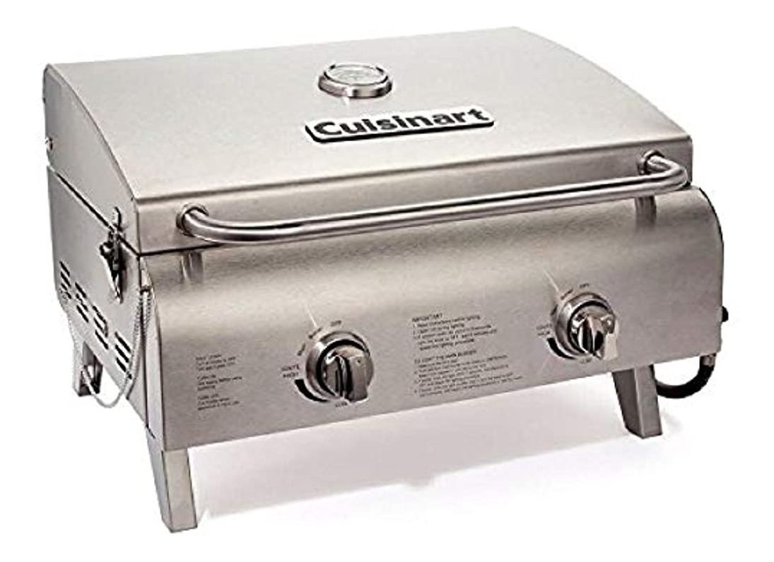 Cuisinart Cgg-306 Parrilla De Mesa De Propano Estilo Chef, D