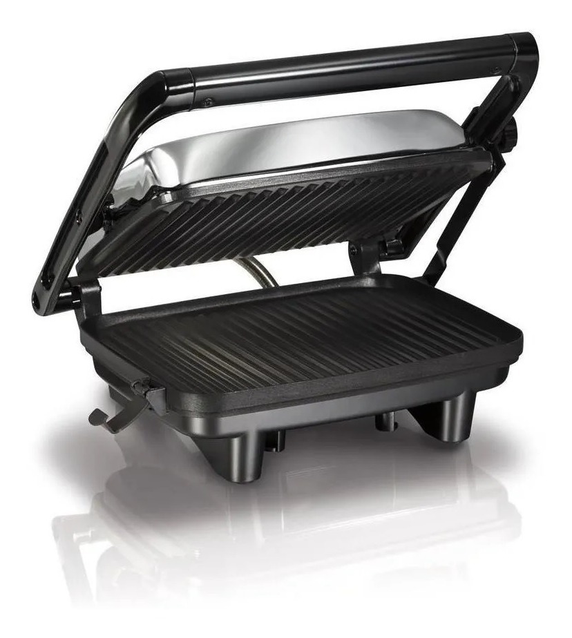 Parrilla Panini Press Plata Hamilton Beach 25460z