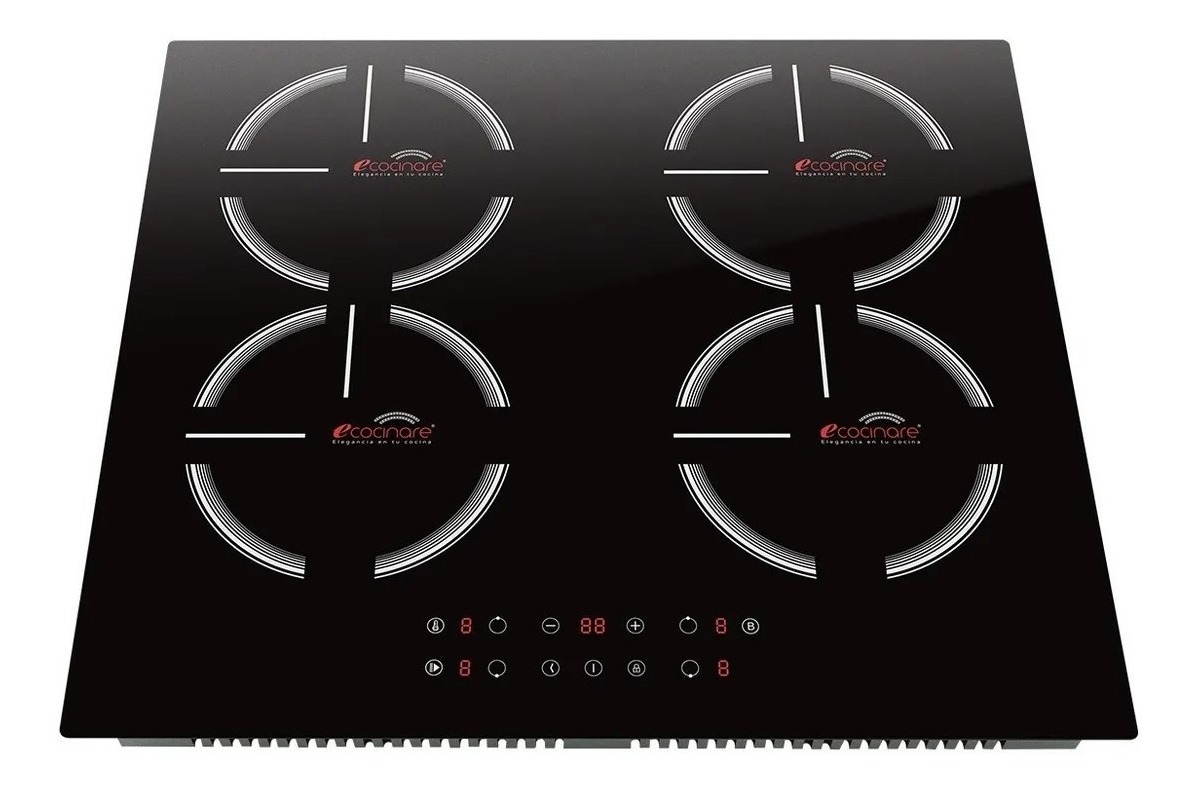 Parrilla Inducción Magnética 4 Quemadores Ecocinare Estufa