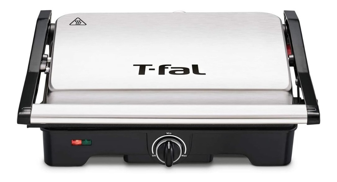 Parrilla Panini 2 En 1 Abertura De 180° T-fal Sw332dmx