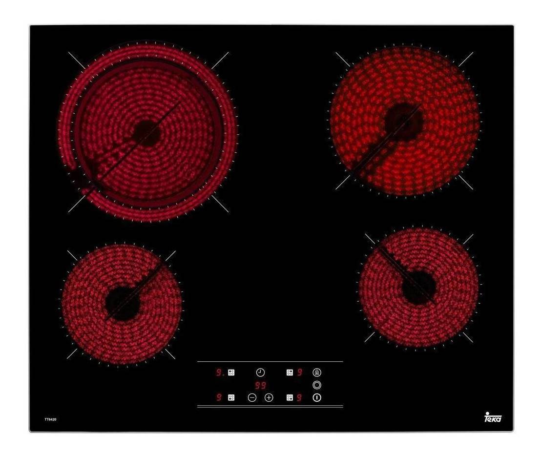 Parrilla Eléctrica Teka Total Tt 6420 Negra 220v - 240v