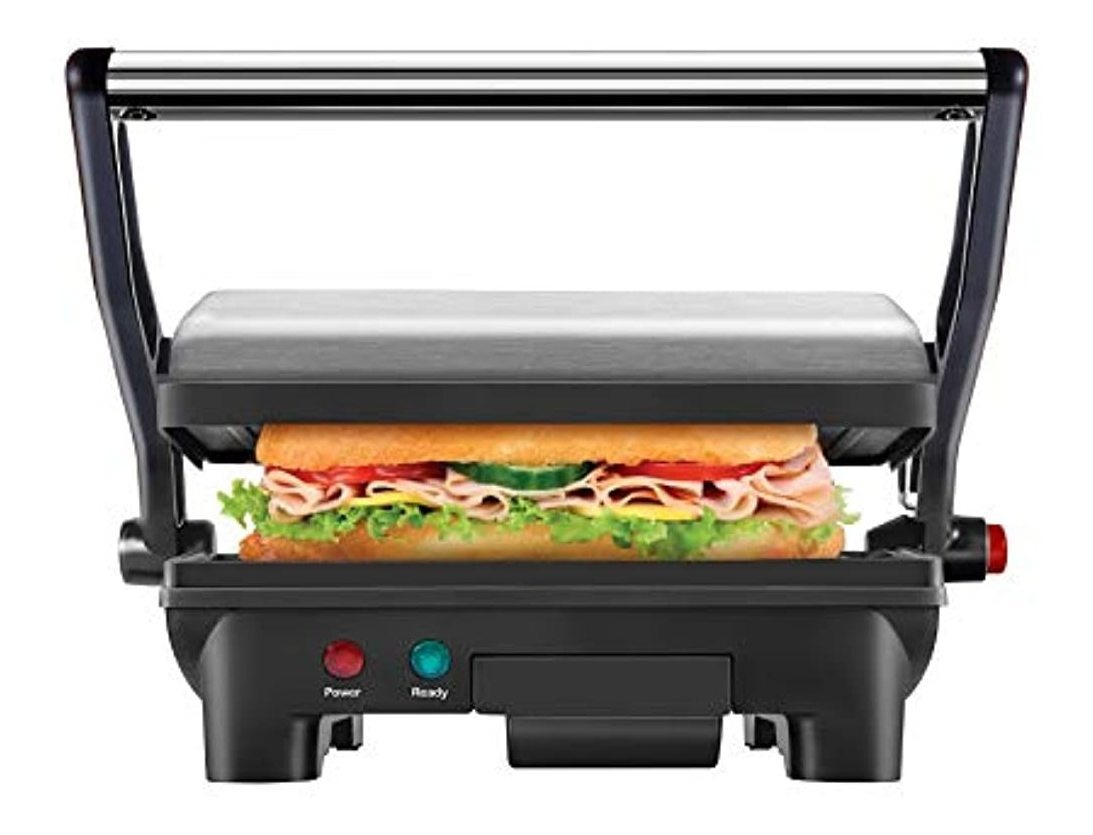 Chefman - Parrilla Eléctrica Para Panini Y Sandwichera Gourm