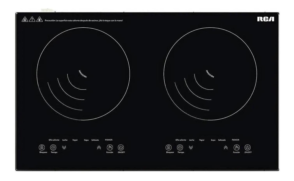 Parrilla Eléctrica Induccion Rca Rc-12a4 2 Quemadores Resist