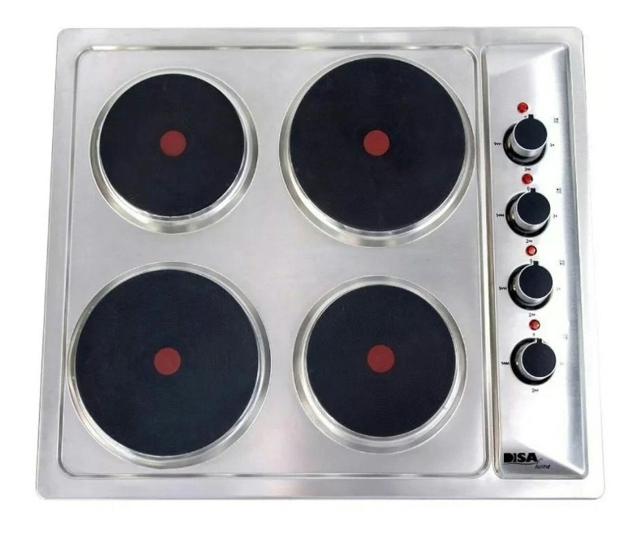 Foto 1 | Parrilla Eléctrica 4 Quemadores Empotrable Acero Disa
