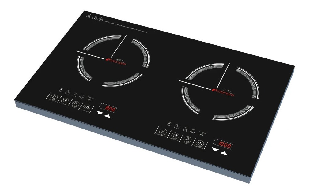 Foto 1 | Parrilla De Inducción Magnética Empotrable 2 Quemadores