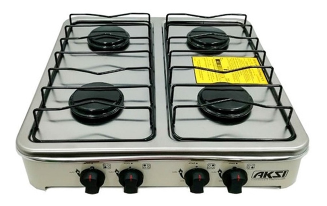 Foto 1 | Parrilla Sobreponer De 4 Quemadores/blanco Aksi 116041