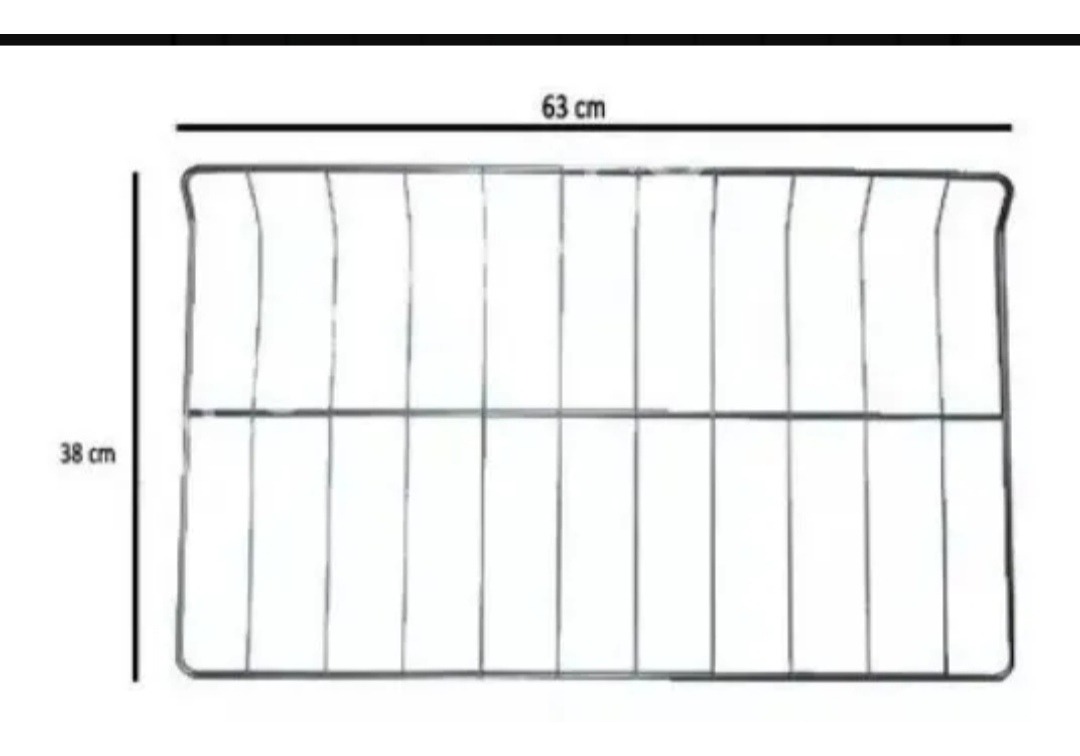 Parrilla Horno Estufa Mabe 63cm X 38cm Inoxidable