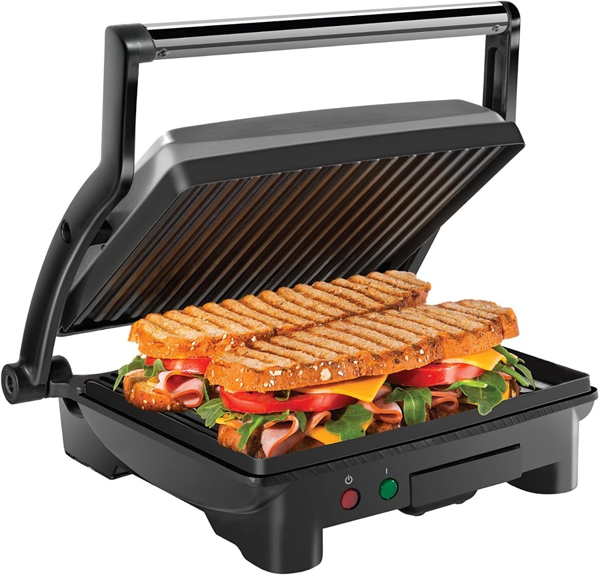 Chefman Rj02-180 Parrilla, Prensa Panini Grill Y Gourmet