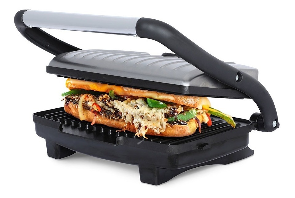 Parrilla Panini Electrica Sandwichera Para Tortas Brentwood