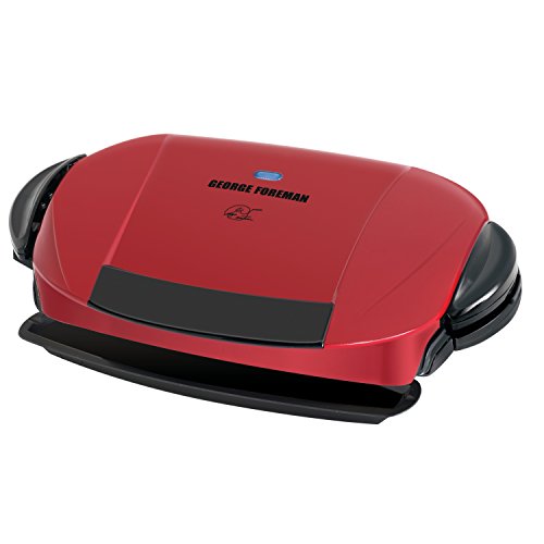 Parrilla George Foreman Grp0004b La Próxima Grilleration , Negro, Rojo, 17.2 X 12.1 X 6.2 Inches, 1