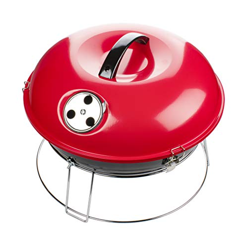 Parrilla Brentwood Appliances Bb-1400r  De Carbón Portátil De 14 Pulgadas (rojo)