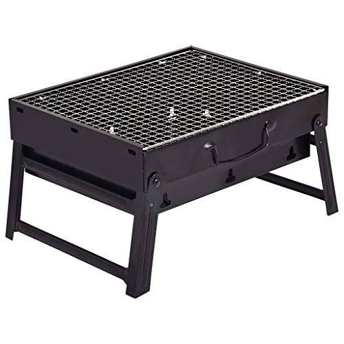 Parrilla #t28r8y -  De Carbón Plegable, Portátil, Ligera, Para Camping, Senderismo, Picnics, As Show