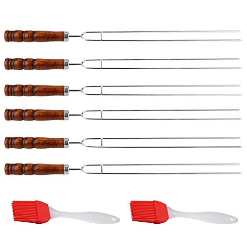 Parrilla Grill Tool Set Bbq Fork, Utensilios Para  De 6 Piezas, Para El Hogar Para Barbacoa