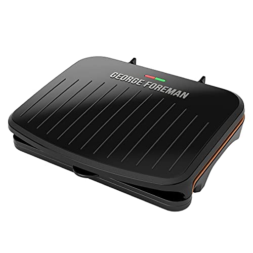 Parrilla George Foreman  Eléctrica Para Interior Y Prensa Panini De 5 Servaciones, Color Negro