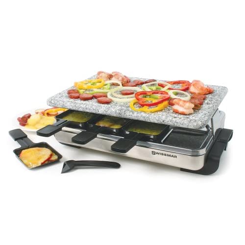 Foto 2 pulgar | Parrilla Swissmar Kf-77081 Stelvio Raclette  Para Fiestas Con Piedra De Granito Para 8 Personas