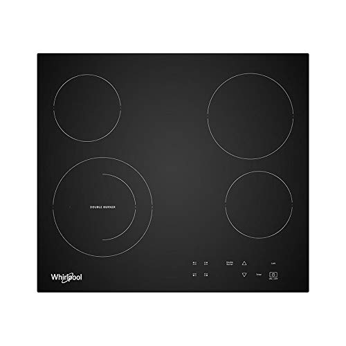 Parrilla Empotrable de Cocina Whirlpool Eléctrica WEC5240B de 60 cm 24" en Acero Inoxidable