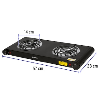 Foto 3 | Parrilla Eléctrica de Doble Resistencia Volteck color Negro