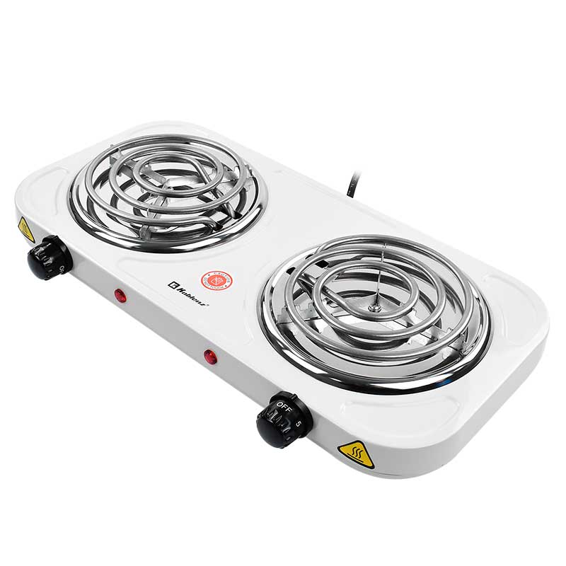 Foto 1 | Parrilla Koblenz PEKM2000 EG Dos Quemadores en Espiral Gris 2000 W
