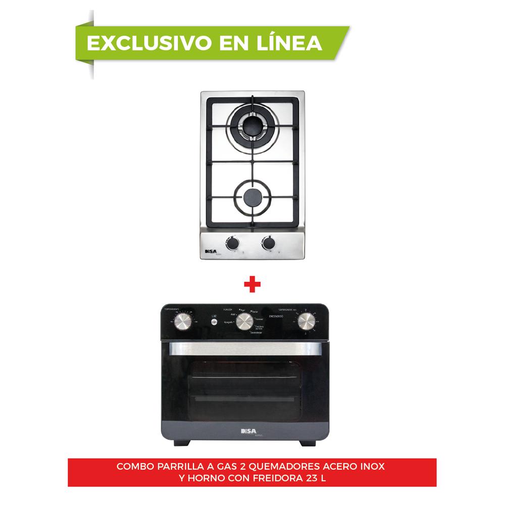 Foto 2 | Horno con Freidora y Parrilla a Gas Disa Home 2 Quemadores