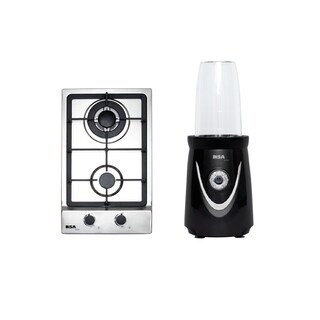 Foto 1 | Combo Disa Home Parrilla de Gas 2 Quemadores Acero Inoxidable y Multiblender 21 Accesorios