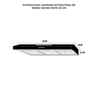 Foto 6 | Combo Disa Home Parrilla Inducción 4 Quemadores y Campana de Pared color Negro 80 cm