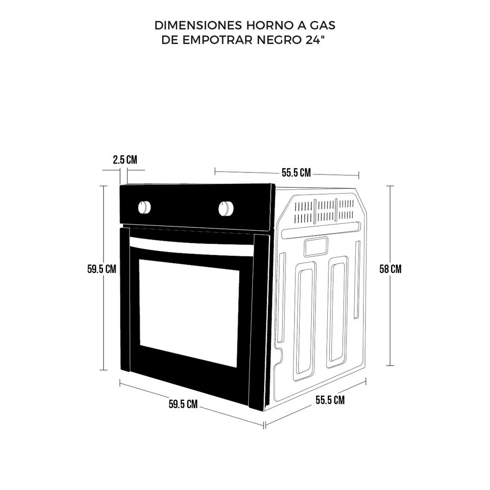 Foto 8 pulgar | Combo Disa Home Parrilla a Gas 5 Quemadores Cristal Templado y Campana de Pared color Negro