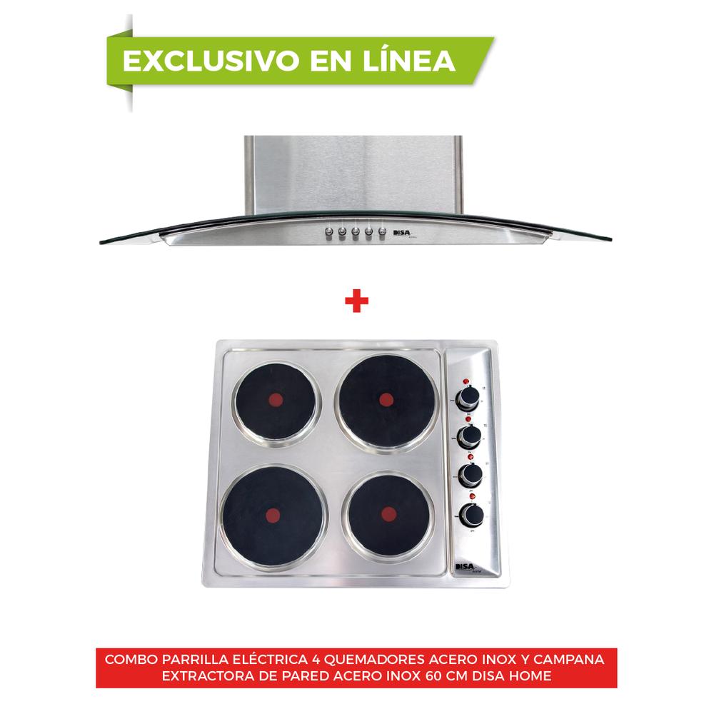 Foto 2 | Campana y Parrilla Eléctrica Disa Home 4 Quemadores