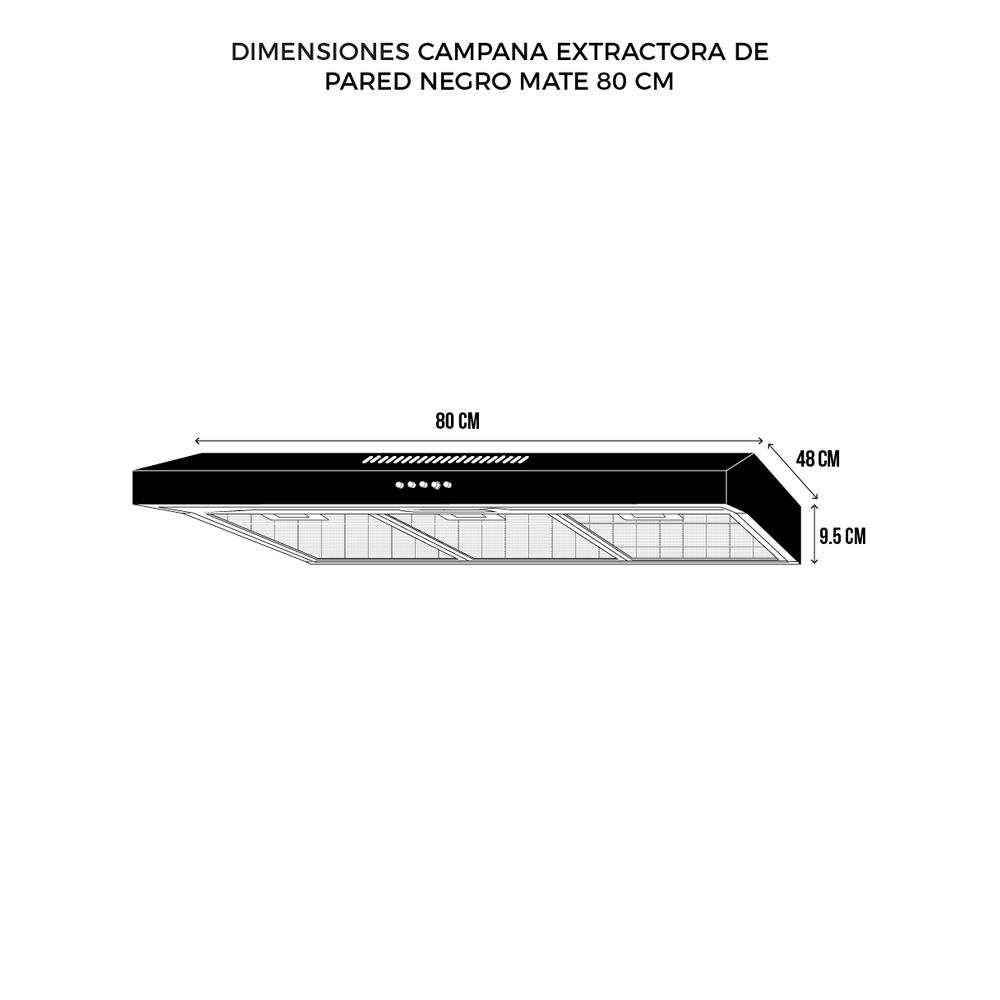 Foto 6 | Combo Disa Home Parrilla de Gas 5 Quemadores Cristal Templado y Campana de Pared color Negro