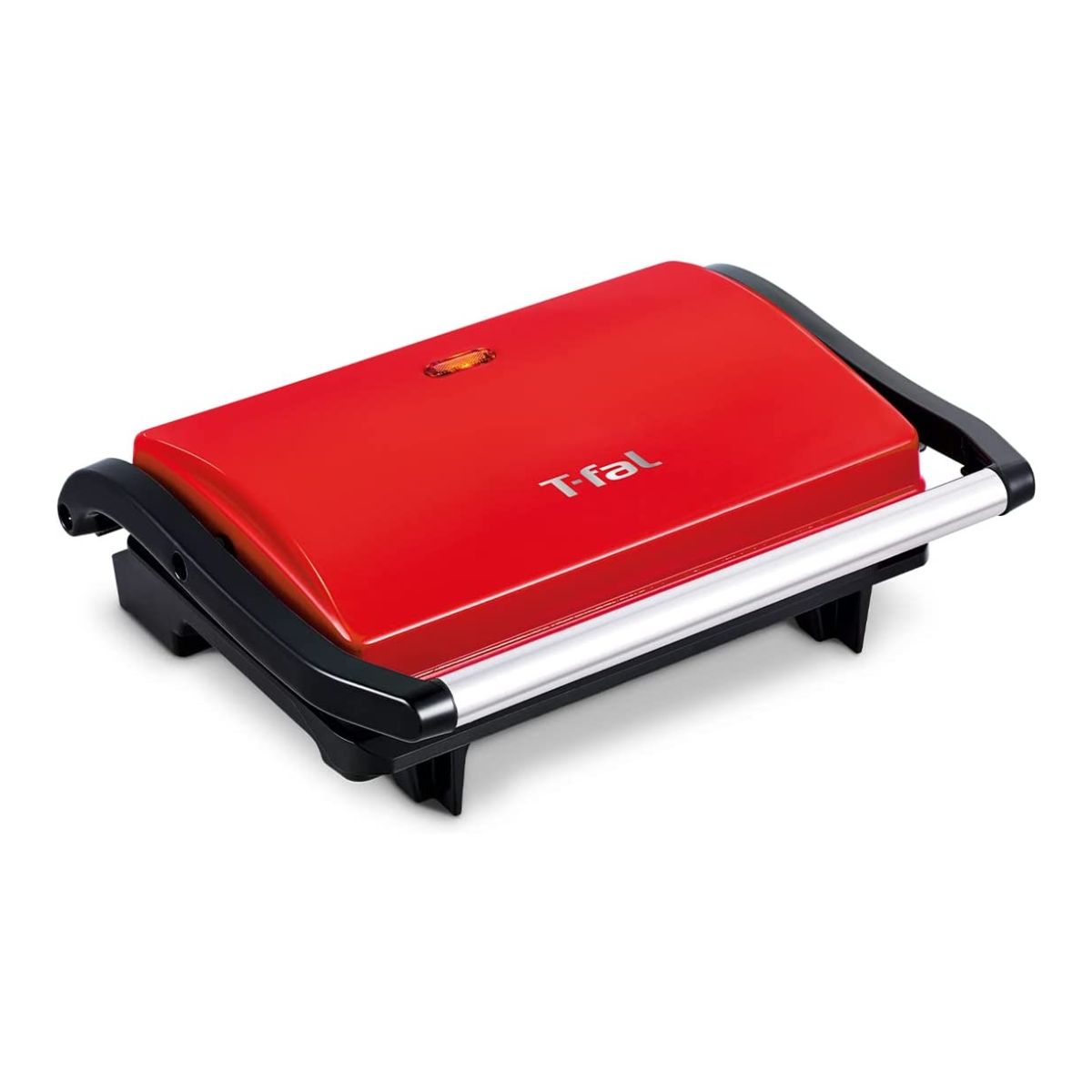 Parrilla Panini Compacta T-Fal Color Rojo