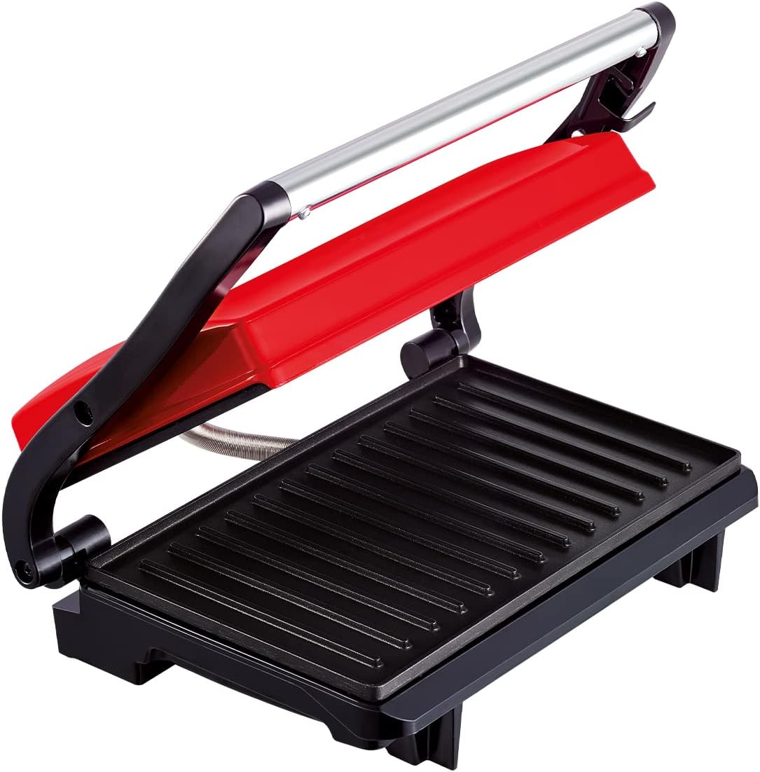 Foto 3 pulgar | Parrilla Panini Compacta T-Fal Color Rojo