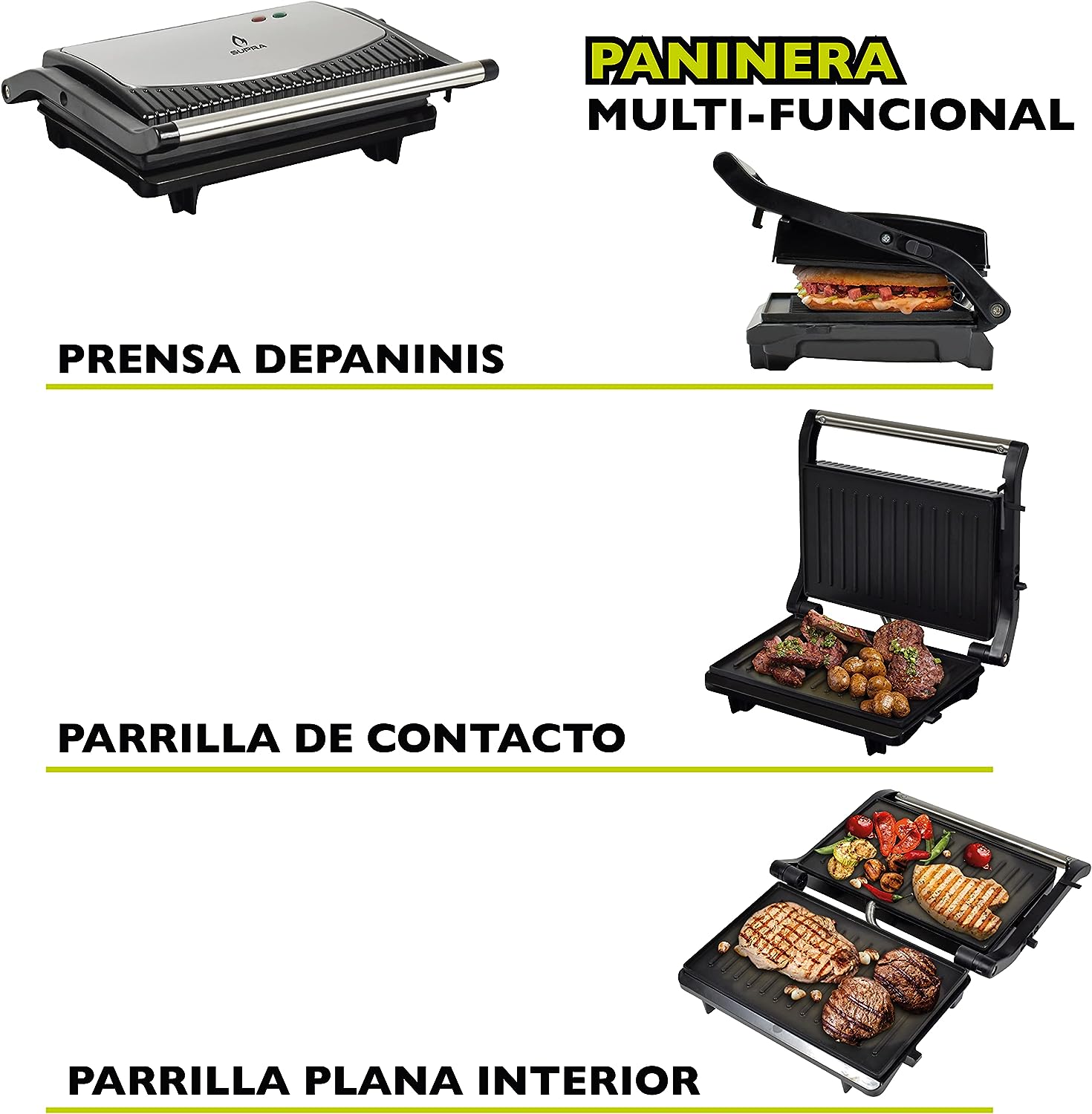 Foto 6 pulgar | Paninera Multi-funcional Slim Supra color Negro