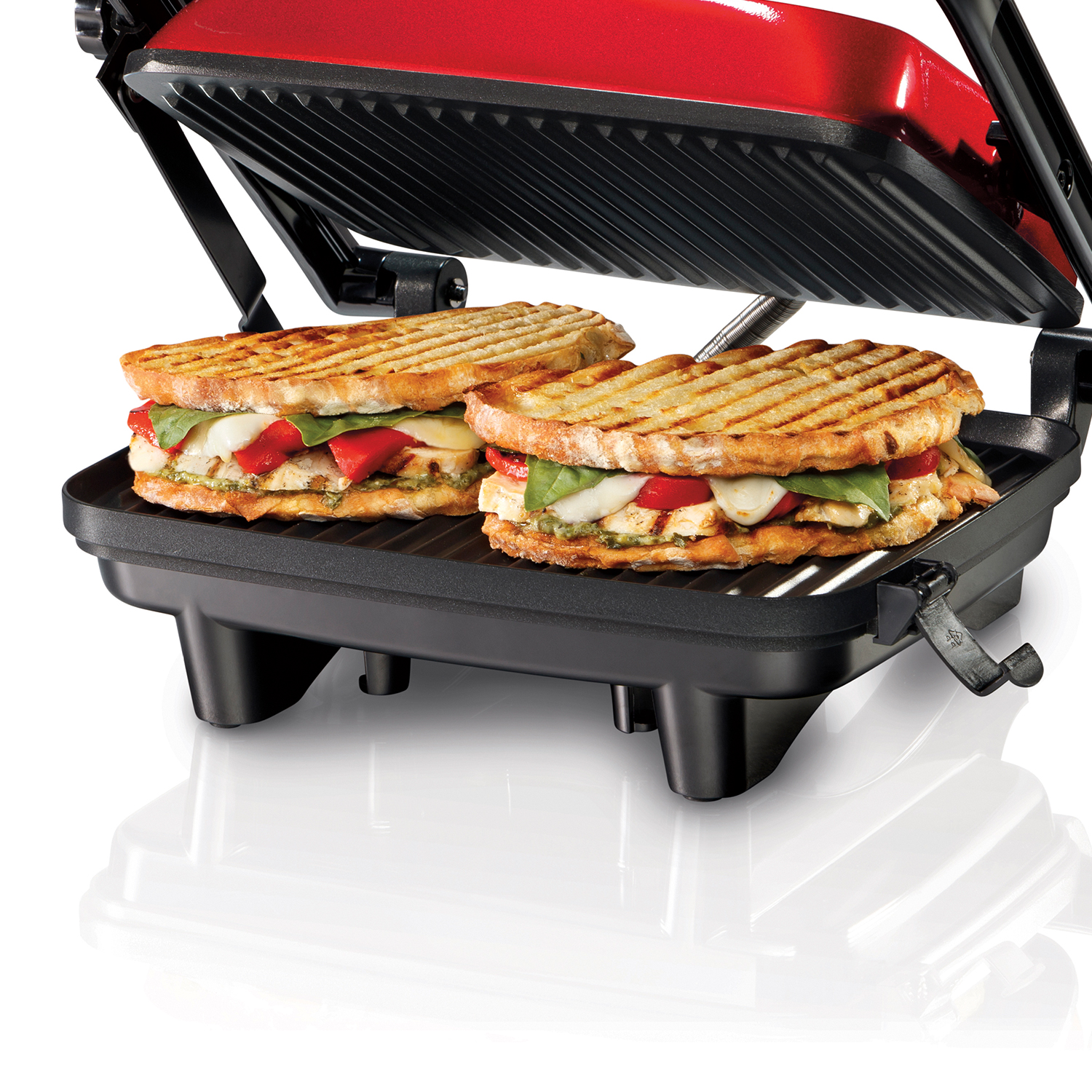 Foto 4 | Parrilla para Paninis Hamilton Beach 25462z color Rojo