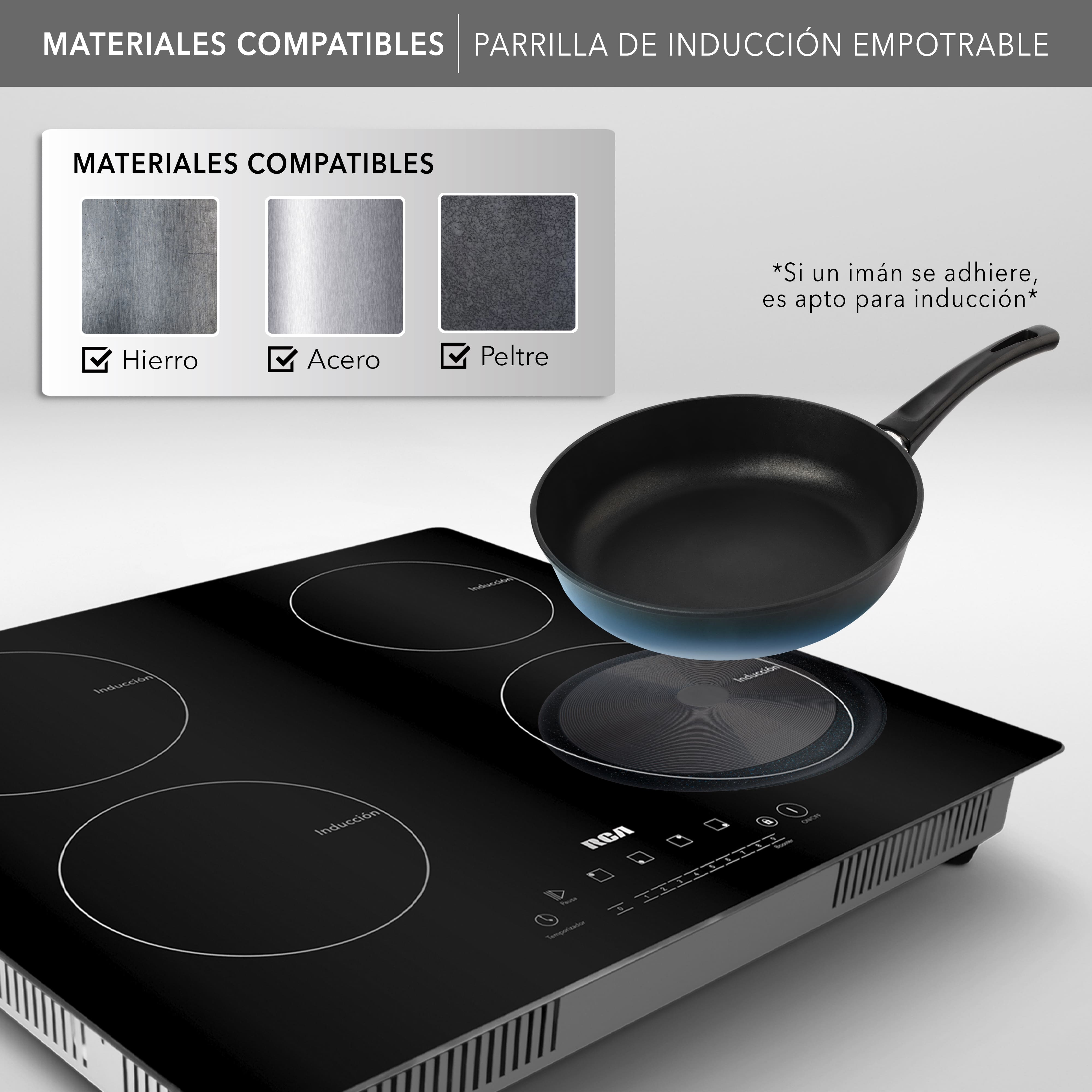 Foto 6 | Parrilla de Inducción RCA Empotrable Rc-12a5