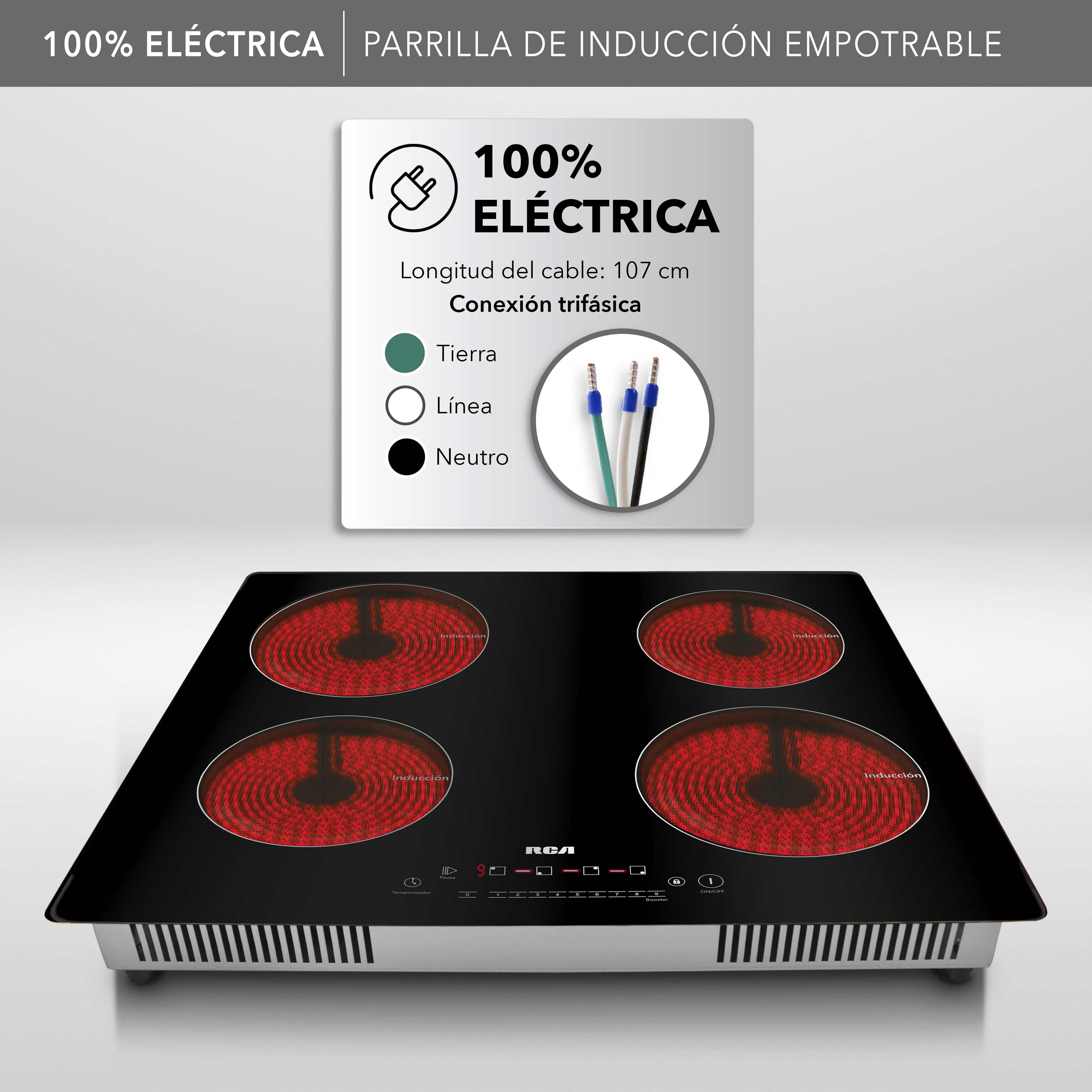 Foto 7 | Parrilla de Inducción RCA Empotrable Rc-12a5