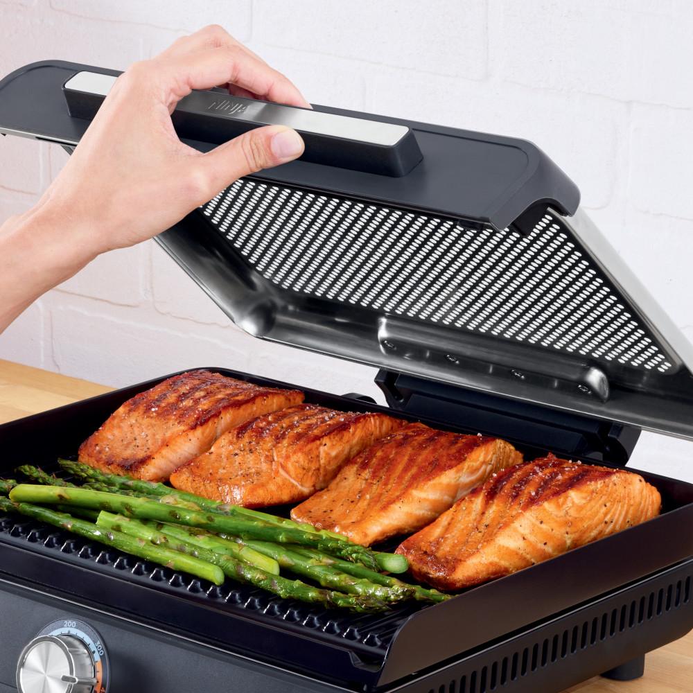 Foto 7 pulgar | Parrilla Eléctrica Y Plancha Ninja Gr101 Sizzle Para Interiores