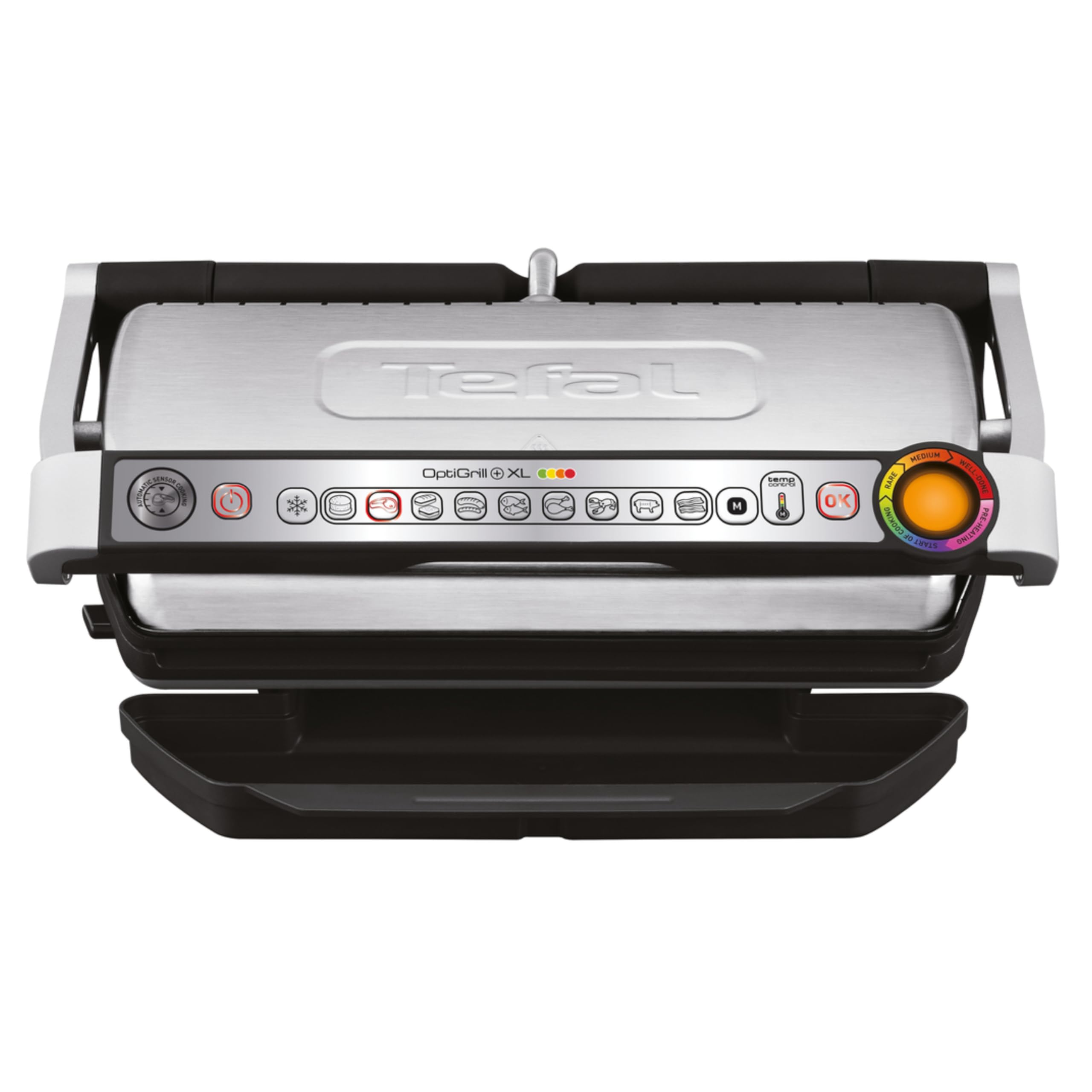 Foto 2 pulgar | Venta Internacional - Parrilla Eléctrica T-fal Optigrill De Acero Inoxidable Xl 1800w