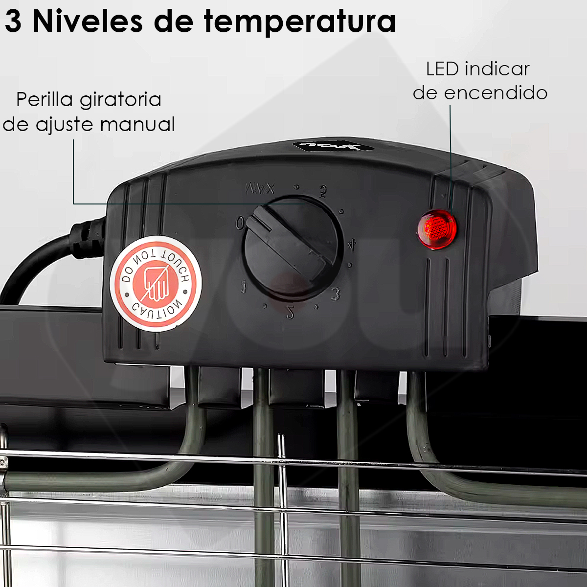 Foto 5 pulgar | Parrilla Electrica Asador Portatil Bbq 3 Niveles 2000w You