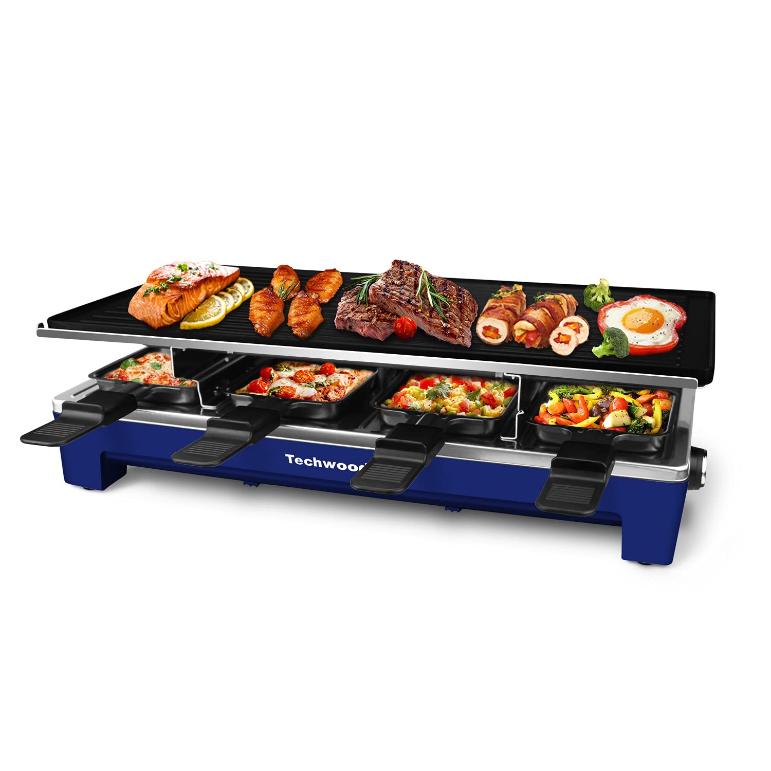 Mesa Eléctrica Raclette Grill Techwood para Interiores 1500 W - Venta Internacional